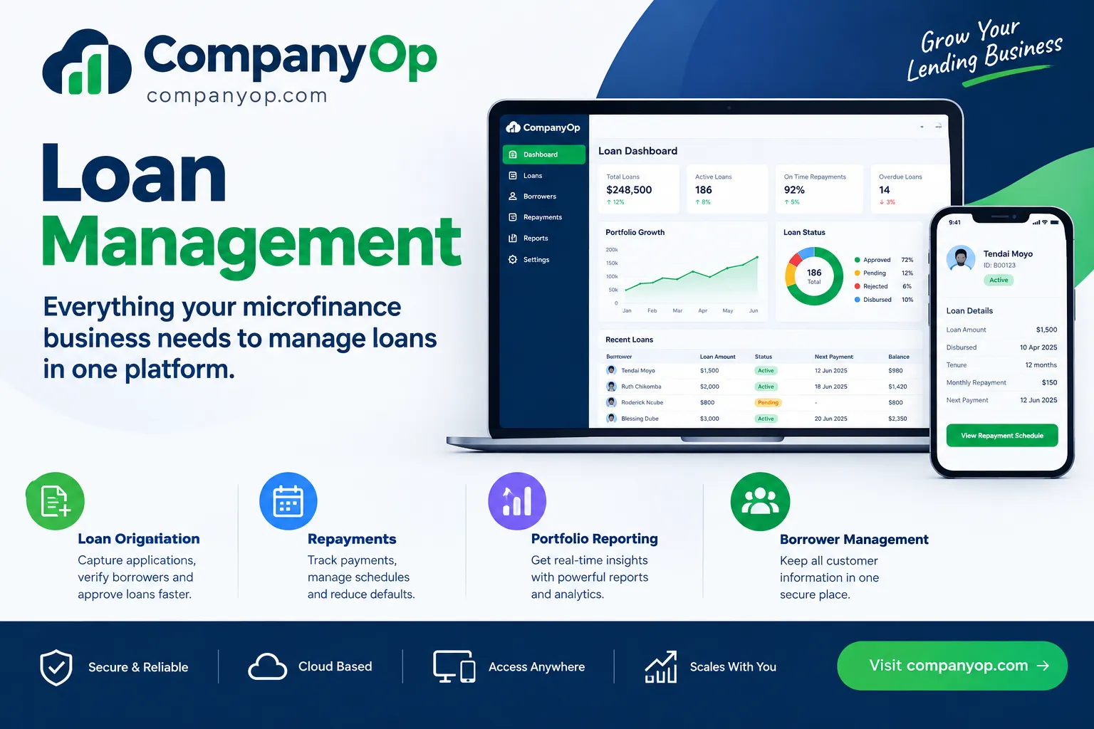 Loan Management System for Microfinance Businesses in Africa